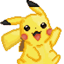 pikachu waving